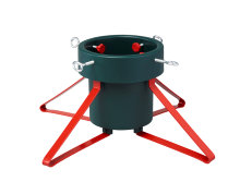 Juletrefot i plast og metall